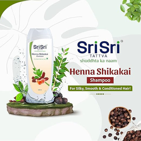 Sri Sri Tattva Henna Shikakai Shampoo 200ml
